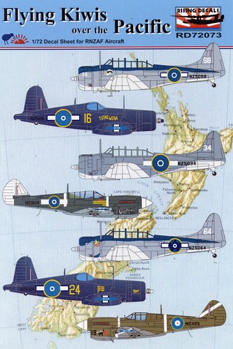 Rising decals1 073 - decals1/72#72-073, rnzaf