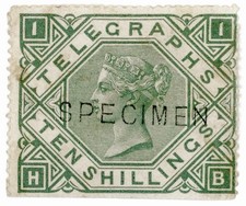 (I.B) QV Telegraphs : 10/-