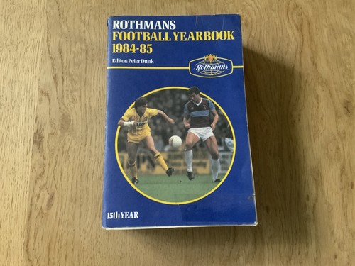 1984 rothmans football - 1984/85,