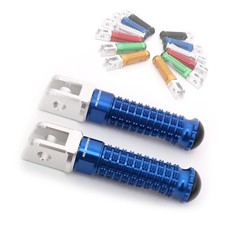 FOR KAWASAKI NINJA 1000 SX 12-13 BLUE MPRO FRONT MOTORCYCLE FOOT PEGS