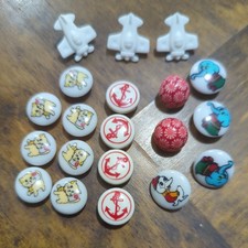 20 x  Novelty Picture Buttons Baby Children 13mm Sew on Shank cute designs cat 