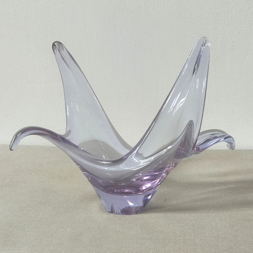 Large lavender glass - glass, vintage