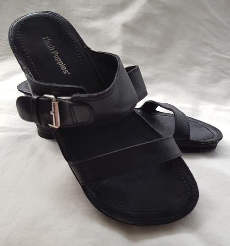 Black leather hush - black,
