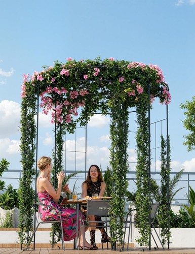 106 metal garden arch arbour - metal,