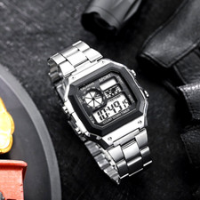 Mens LED Digital Sports Watch