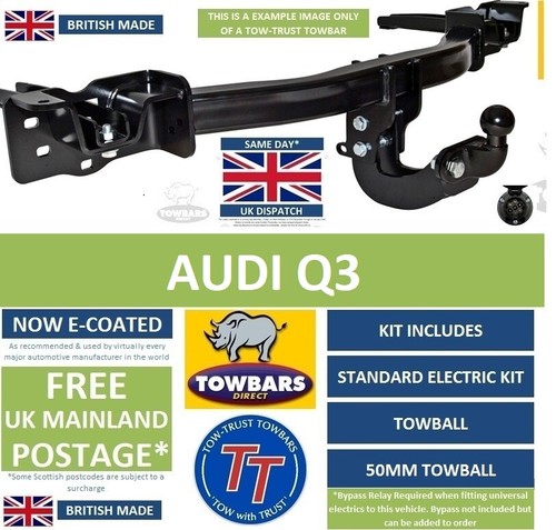 Flange towbar for - q3, 2011