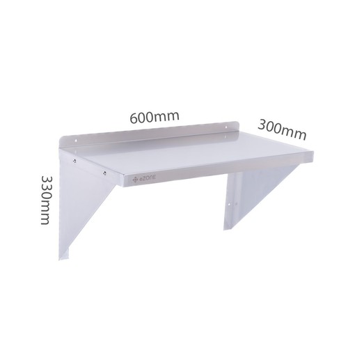 Stainless steel wall shelf - wall,