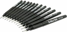 Artline EK200 Black Fineliners