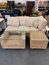 Conservatory sofa and 2 table