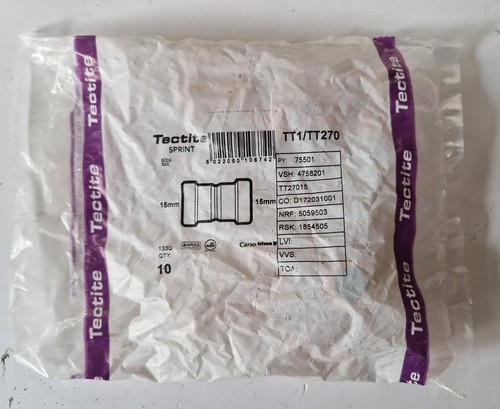 Tectite sprint 15mm push fit - 15mm,