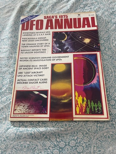 Vintage ufo annual magazine - ufo,