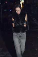 Zara Bnwt Cropped Faux Fur