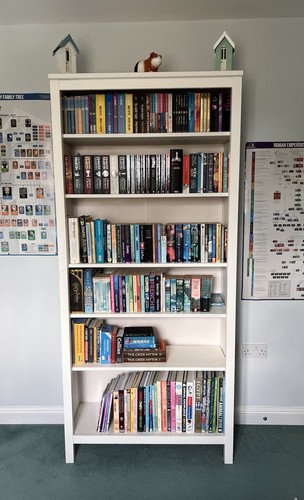 Ikea white bookcase - white,