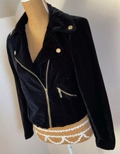  Biker Jacket UK 10  Velvet