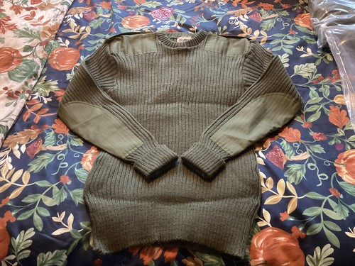 British army wool jumper size - army,