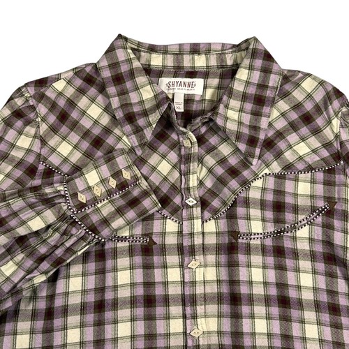 Shyanne plaid western shirt - western,