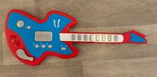 Chad Valley red & blue Guitar 8 Note toy 