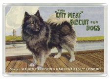 KEESHOND DOG FOOD ADVERT ART
