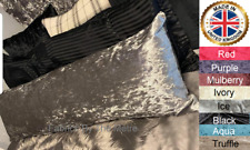 Bolster Pillow Crushed Velvet