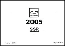 SSR 2005 CHEVROLET MANUAL