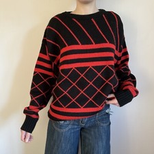 Vintage 90s Red And Black