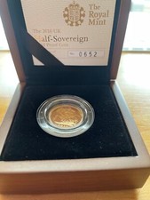 Gold Proof Half Sovereign of