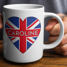 Personalised Union Jack Mug