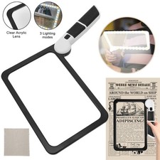 Magnifying glass with light - glass,