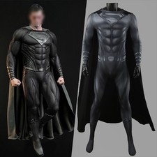 Black Superman Cosplay Muscle