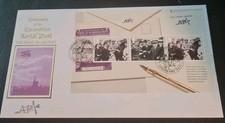 GB - 2011 - Buckingham Ltd Ed (33/56) Prestige Booklet Pane FDC "Aerial Post"