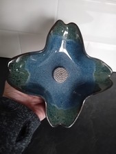 Ikebana Bowl/Vase - blue Iris