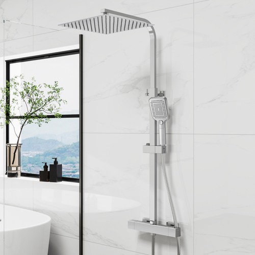 Thermostatic exposed shower - thermostatic,