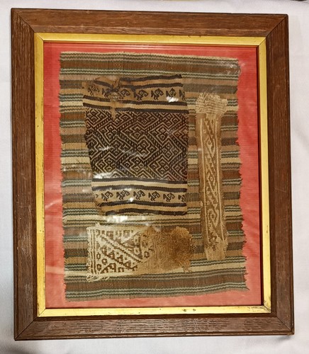 Pre columbian framed - columbian, textile