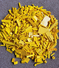 500g 1/2KG Yellow Lego Genuine Assorted Bricks/Tiles, Parts Joblot, City MOC