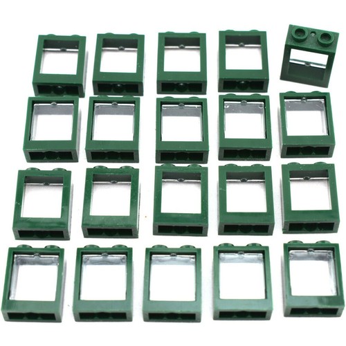 Tcm bricks dark green 1x2x2 - tcm,