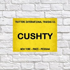 Cushty, Retro tin sign Art