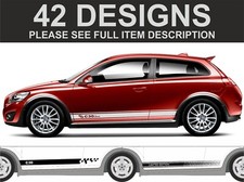 volvo C30 decals stickers volvo SIDE STRIPES R design sport racing