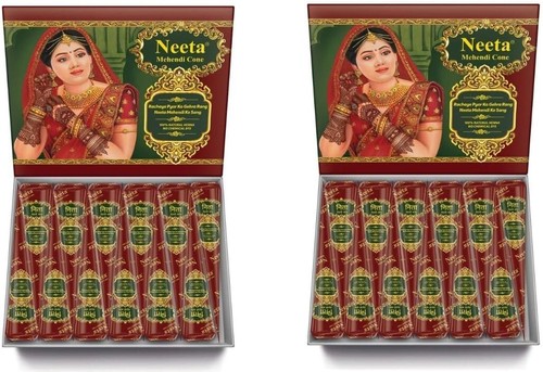 Neeta henna cones - x,