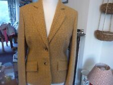 Paul Costelloe Dressage pure lambswool camel print jacket size 12