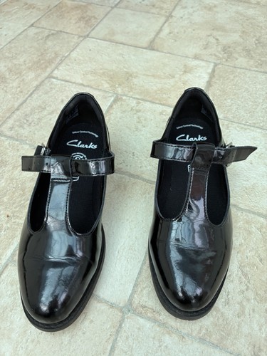 Clarks older girls black - older,