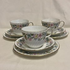 3 x Aynsley Wild Tudor Floral