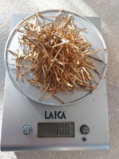 100 grams Contacts Pin Gold Recovery Scrap from Connectors 70s Gold Plated
