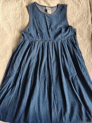 Vintage 1990s pinafore denim - vintage,
