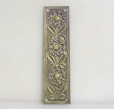 Edwardian Brass Finger Plate