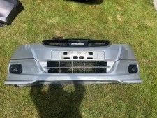 Honda Jazz 2011- Front Bumper Mugen Grill Spoiler Silver Facelift