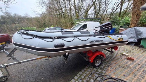 Quicksilver inflatable boat - inflatable,