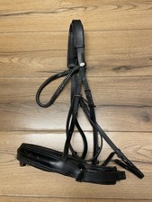 Full / Extra Full Schockemohle Part Jeffries Bridle Bling Browband Soft Leather