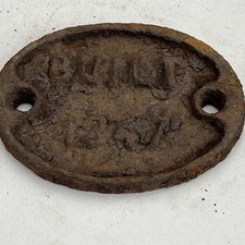 Metal Railway Plate Built