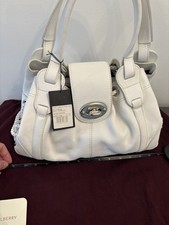 Mulberry Agyness White Leather
