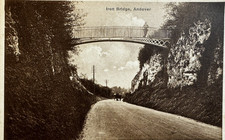 Andover Iron Bridge, Vintage Photo Image Postcard, Hampshire